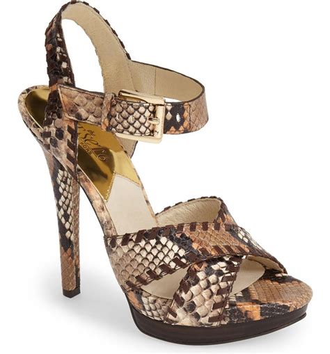 michael kors snakeskin shoes.